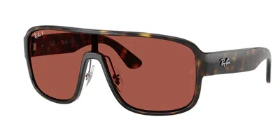 Ray Ban Rb2229 Polarized 710/1b Men's Sunglasses Tortoiseshell Size 29