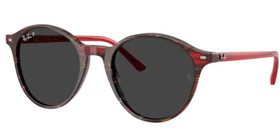 RAY BAN RB2230 BERNARD POLARIZED 141948 OCCHIALI DA SOLE ROSSI PER UOMO