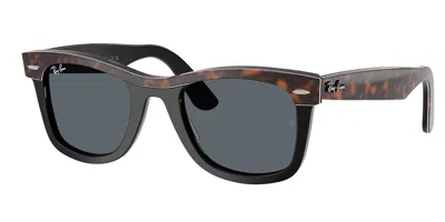 Ray Ban Rb2240 Wayfarer 1441r5 Men's Sunglasses Black Size 50 In Gray