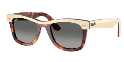 Ray Ban Rb2240 Wayfarer 144371 Men's Sunglasses Brown Size 50