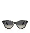 Ray Ban Ray-ban Womens Grey Rb2241 Wayfarer Way Round-frame Propionate Sunglasses In Grey