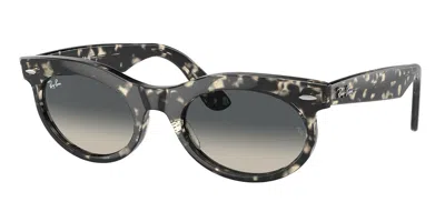 RAY BAN RB2242 WAYFARER OVAL 133371 MEN'S SUNGLASSES TORTOISESHELL SIZE 53