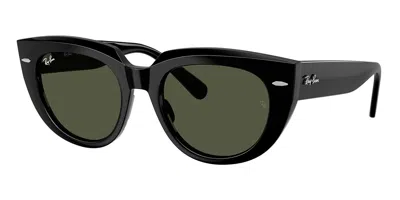 Ray Ban Rb2286f Doreen Asian Fit 901/31 Women's Sunglasses Black Size 52 In Multi