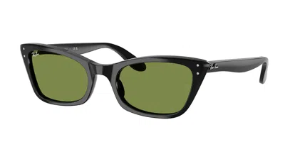Ray Ban Rb2299 Lady Burbank 901/4e Occhiali Da Sole Neri Per Donna In Black