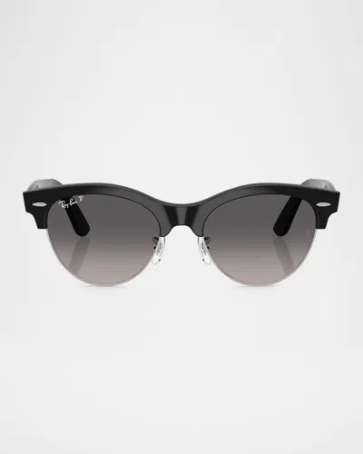 RAY BAN RB2341 ROUND PLASTIC SUNGLASSES