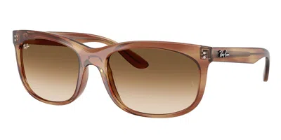 Ray Ban Rb2389f Balorette Asian Fit 140351 Men's Sunglasses Brown Size 60