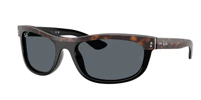 Ray Ban Rb2489 Balorama 1441r5 Occhiali Da Sole Neri Per Uomo In Black