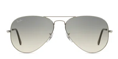 Ray Ban Rb3025 Aviator Large Metal Silver,black