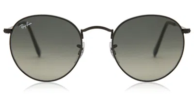 Ray Ban Rb3447n Round Metal 002/71 Men's Sunglasses Black Size 50