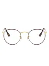 Ray Ban Rb3447v Round-frame Glasses In Multi