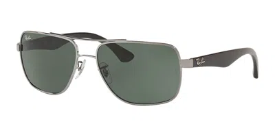 Ray Ban Rb3483 Highstreet 004/71 Men's Sunglasses Gunmetal Size 60