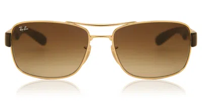Ray Ban Rb3522 Active Lifestyle 001/13 Occhiali Da Sole Oro Per Uomo In Gold