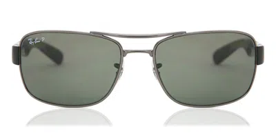 Ray Ban Rb3522 Active Lifestyle Polarized 004/9a Occhiali Da Sole Grigi Per Uomo In Gray