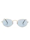 Ray Ban Rb3547 Sunglasses In Gold