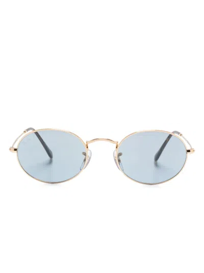 Ray Ban Rb3547 Sunglasses In Gold