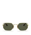 Ray Ban Rb3556n Octagonal Classic Sunglasses In Gold