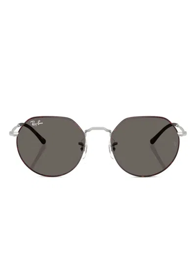 Ray Ban Ray-ban Jack 53mm Round Sunglasses In Gray