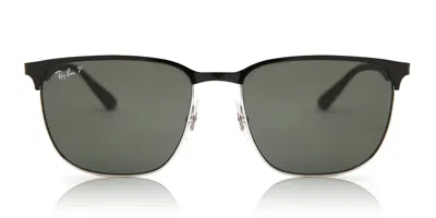 Ray Ban Rb3569 Polarized 90049a Men's Sunglasses Black Size 59