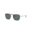 Ray Ban Rb3588 Sunglasses Silver Frame Grey Lenses Polarized 55-19 In Silver