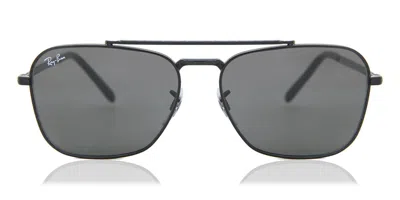 Ray Ban Rb3636 New Caravan 002/b1 Men's Sunglasses Black Size 58