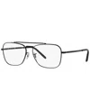 Ray Ban Rb3636v New Caravan Unisex Square Eyeglasses In Black