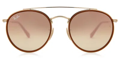 Ray Ban Rb3647n 001/7o Men's Sunglasses Brown Size 51 In Transparent
