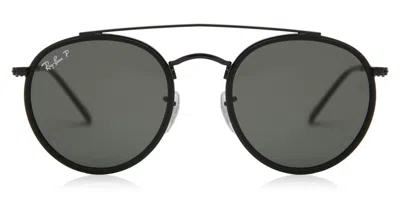 Ray Ban Rb3647n Polarized 002/58 Men's Sunglasses Black Size 51