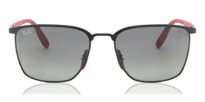 Ray Ban Rb3673m F04111 Occhiali Da Sole Neri Per Uomo In Black