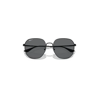 Ray Ban Rb3680d Sunglasses Black Frame Grey Lenses Polarized 60-19