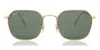 Ray Ban Classic Aviators In Gold