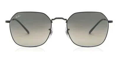 Ray Ban Rb3694 Jim 002/71 Men's Sunglasses Black Size 53 In Gray