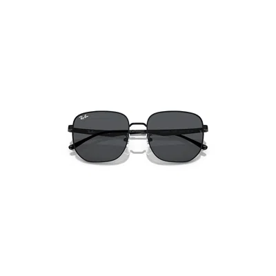 Ray Ban Rb3713d Sunglasses Black Frame Grey Lenses 57-18