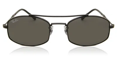 Ray Ban Rb3719 002/b1 Men's Sunglasses Black Size 54 In Green