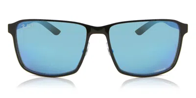 Ray Ban Rb3721ch Polarized 9144a1 Men's Sunglasses Black Size 59 In Gold