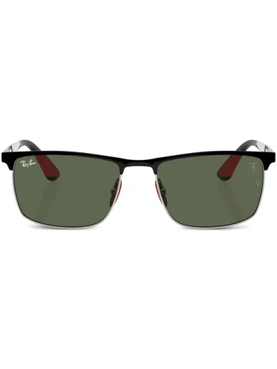 RAY BAN RB3726M RECTANGLE-FRAME SUNGLASSES