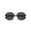 Ray Ban Rb3727d Sunglasses Black Frame Grey Lenses 57-19 In Black