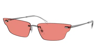Ray Ban Rb3731 Anh 004/84 Men's Sunglasses Gunmetal Size 66 In Pattern