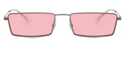 Ray Ban Rb3741 Emy 004/84 Men's Sunglasses Gunmetal Size 56 In Pink