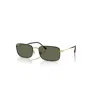 Ray Ban Rb3746 Sunglasses Arista Frame Green Lenses Polarized 56-20 In Arista