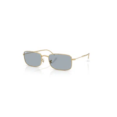 Ray Ban Rb3746 Sonnenbrillen Arista Gold Fassung Blau Glas 56-20