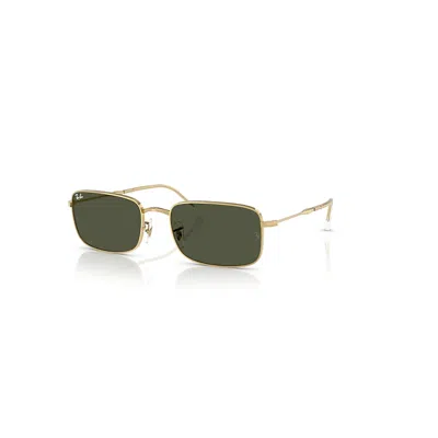 Ray Ban Rb3746 Sunglasses Arista Gold Frame Green Lenses 56-20