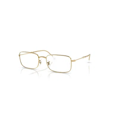 Ray Ban Rb3746v Optics  Arista Gold Fassung Klar Glas Polarisiert 56-20