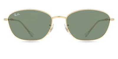 Ray Ban Rb3749 001/31 Women's Sunglasses Gold Size 55