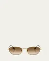 Ray Ban Eyewear In Gold Frame/brown Lense