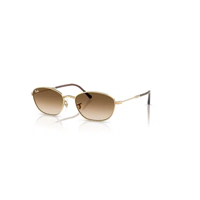 Ray Ban Rb3749 Sonnenbrillen Arista Gold Fassung Braun Glas 58-18