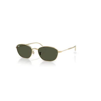 Ray Ban Rb3749 Sunglasses Arista Gold Frame Green Lenses 58-18
