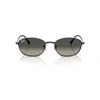 Ray Ban Rb3749 Sunglasses Black Frame Grey Lenses 58-18 In Black