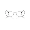 Ray Ban Rb3749v Optics Eyeglasses Silver Frame Clear Lenses Polarized 53-18 In Silver