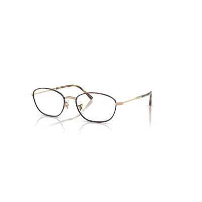 Ray Ban Rb3749v Optics  Gold Fassung Klar Glas Polarisiert 53-18
