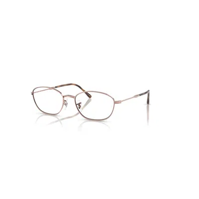 Ray Ban Rb3749v Optics  Kupfer Fassung Klar Glas Polarisiert 55-18